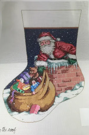 * Sandra Gilmore Blue Moon 276 16-069 Roof Stocking Sandra