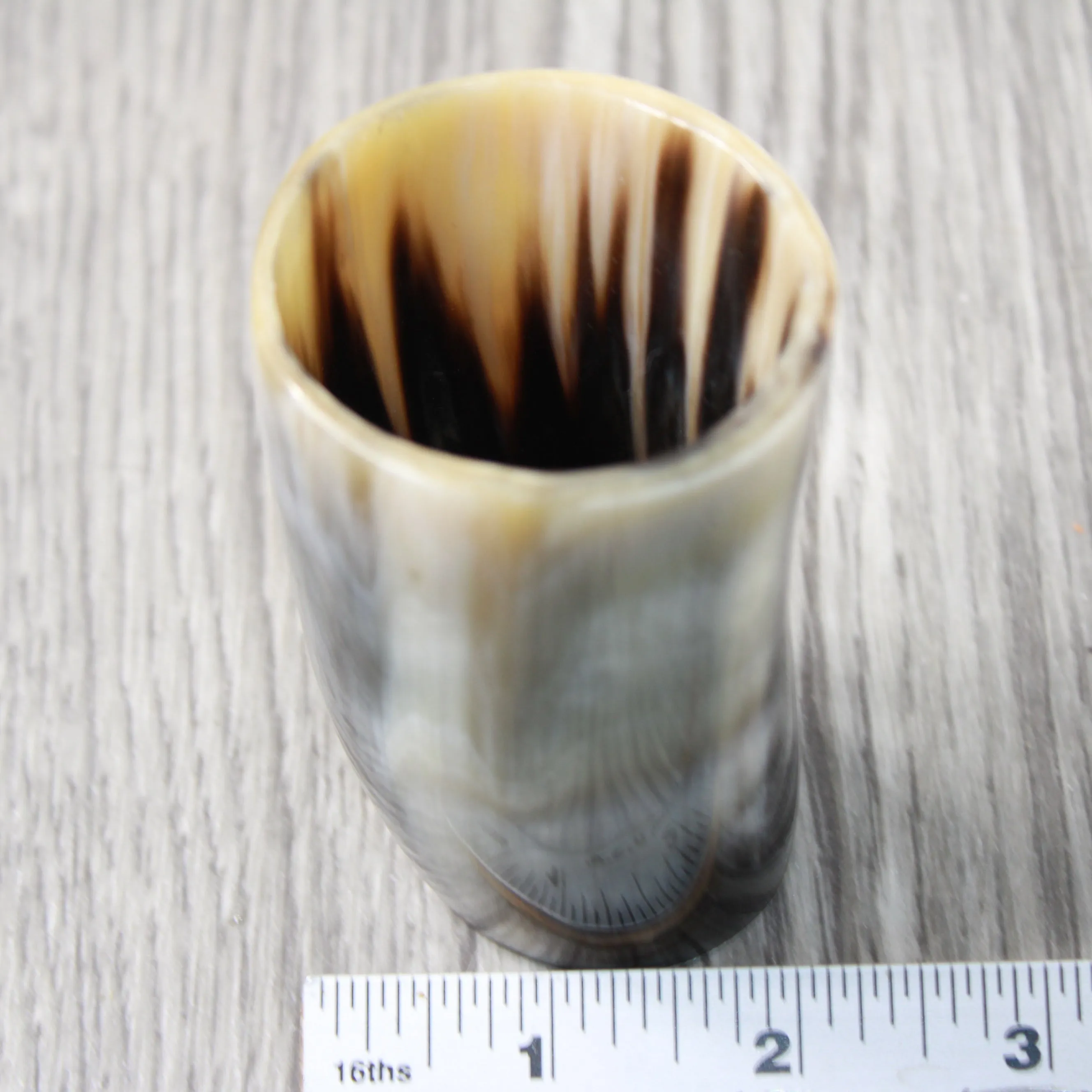 1 Small Horn Glass #074-2 Medieval Tankard Double Shot Glass