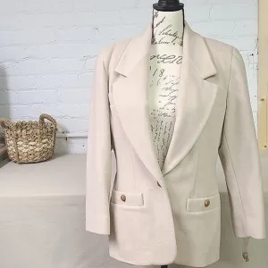 1980s Vintage  NWT WOOL BLAZER SZ 10 PETITE