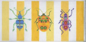 22-202 Three Bugs with Stripes - 13 mesh
