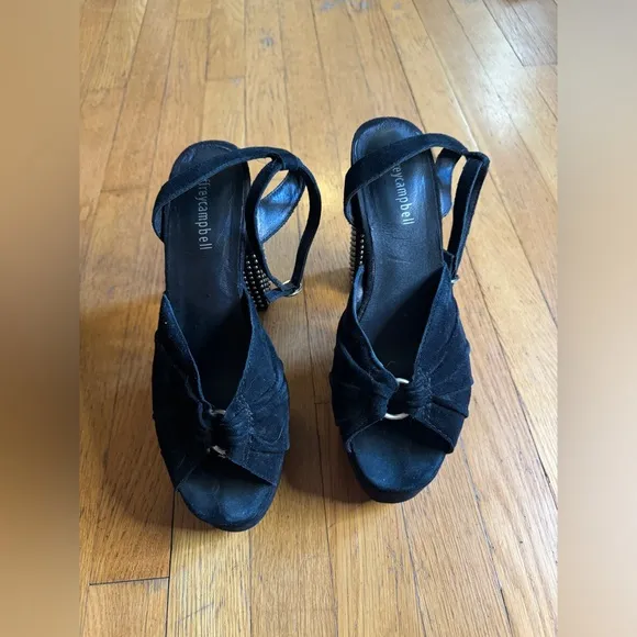 70s Inspired Jeffrey Campbell Yulia Studded Platform Pumps