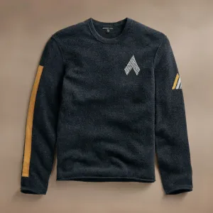 Abstract Graphic Sweater - Coal/Comet