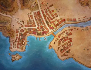 Aldmill Town Fantasy Map Patreon
