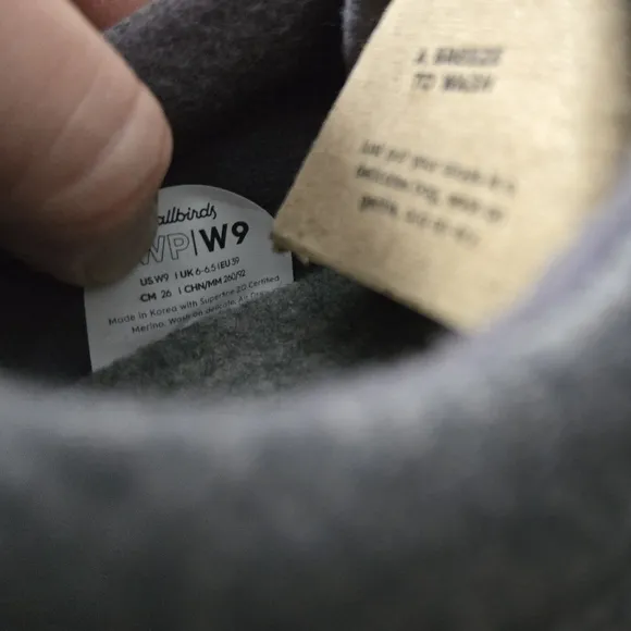 Allbirds Women's Wool Piper Sneaker NEW size 9