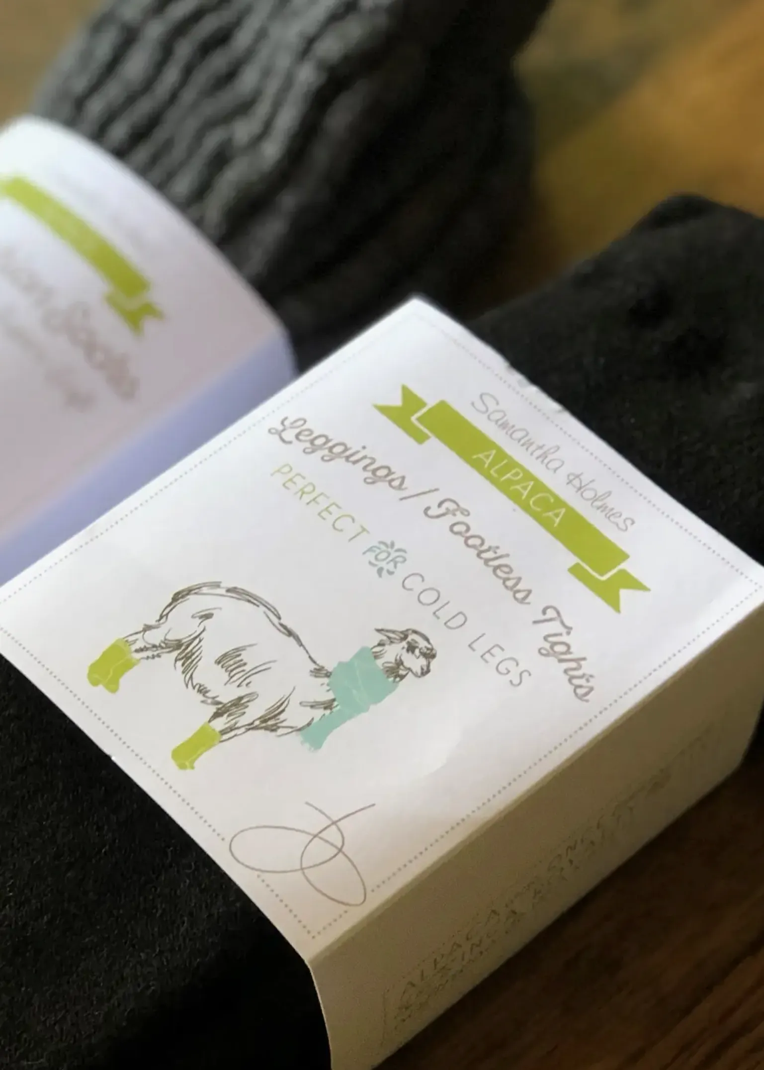 Alpaca leggings/ footless tights