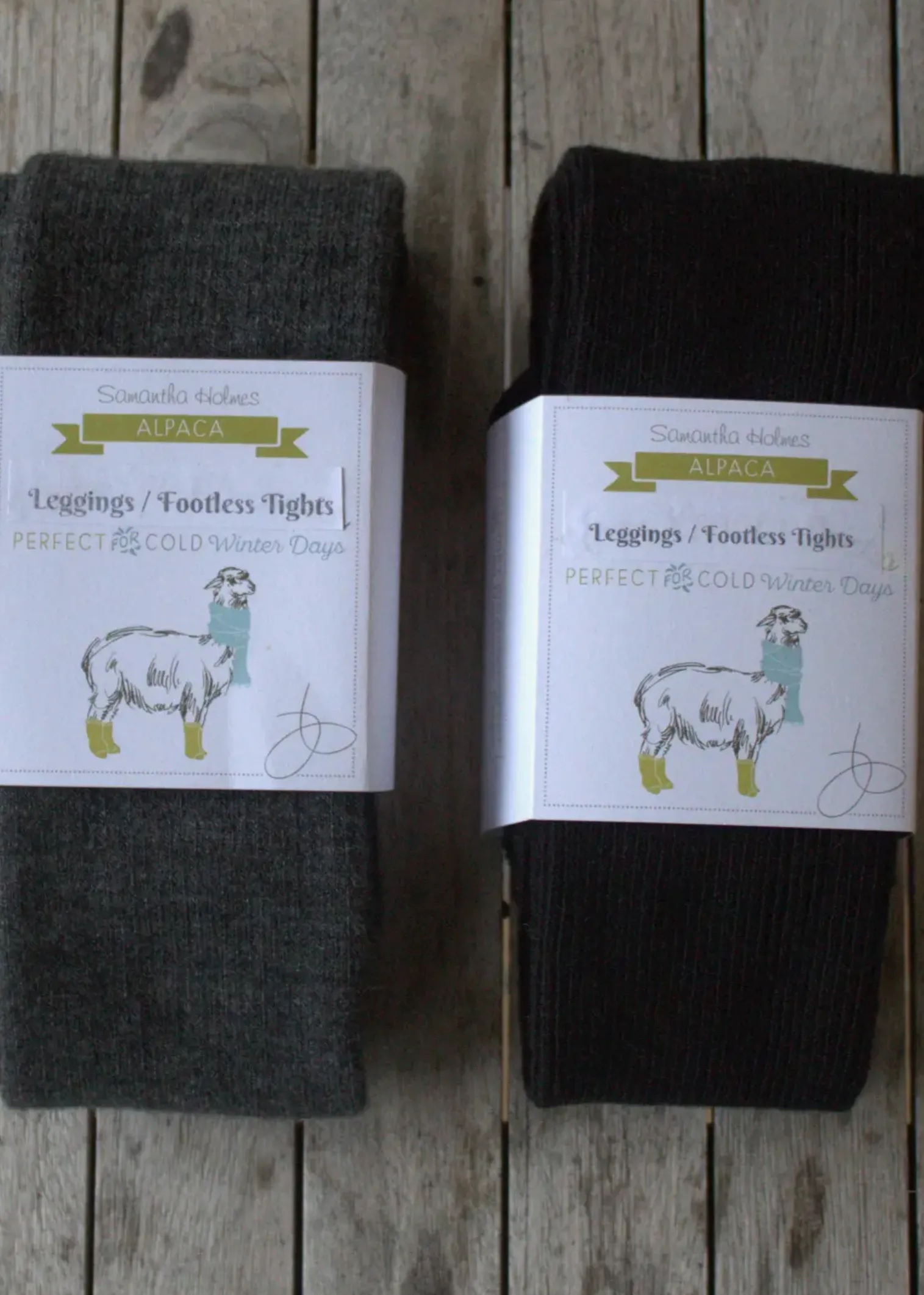 Alpaca leggings/ footless tights