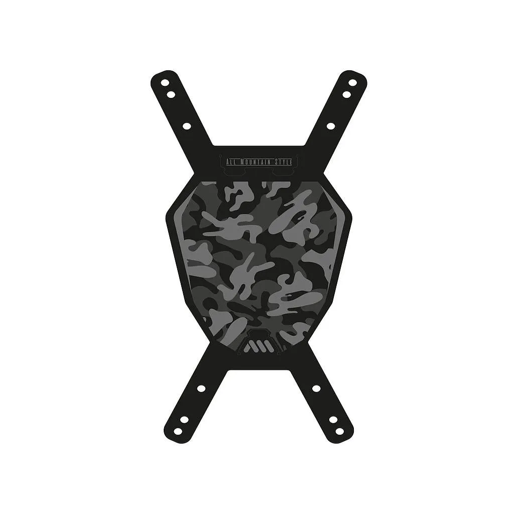 AMS NUMBER PLATE Camo Black