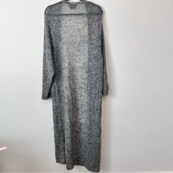 Anthropologie Light Gray Long Cardigan/Duster One Size