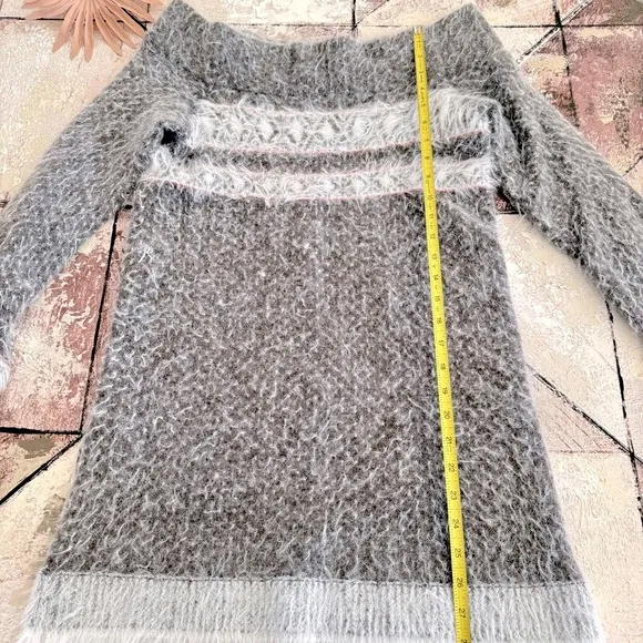 Anthropologie Sleeping On Snow FAROE Soft Fair Isle  Wool Sweater Size Large