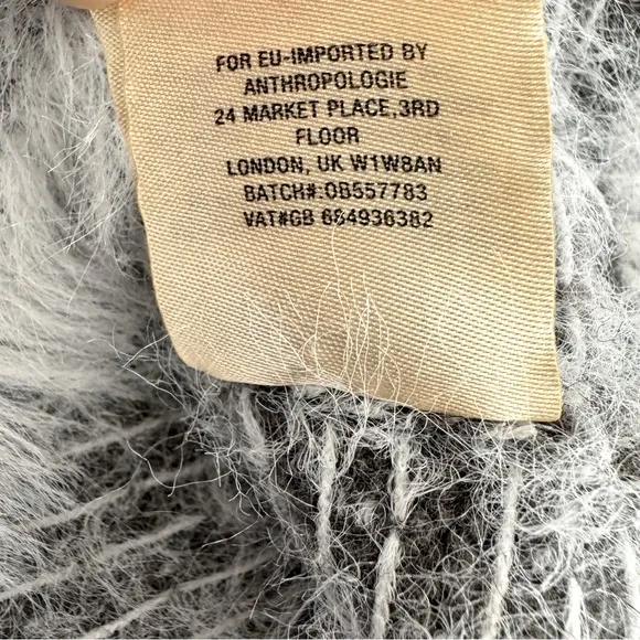 Anthropologie Sleeping On Snow FAROE Soft Fair Isle  Wool Sweater Size Large