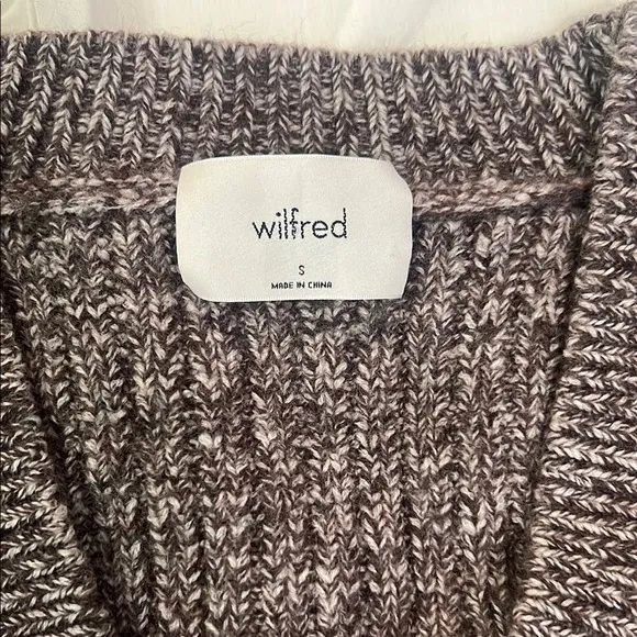 Aritiza wilfred 100% wool cardigan