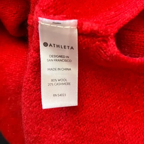 ATHLETA Wool Cashmere Perspective Sweater