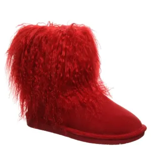 Bearpaw Boo Red Furry Boots