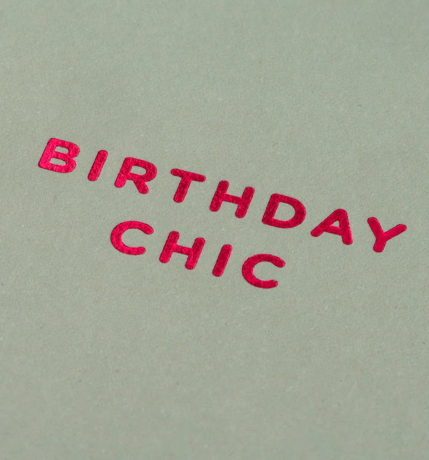 Birthday Chic