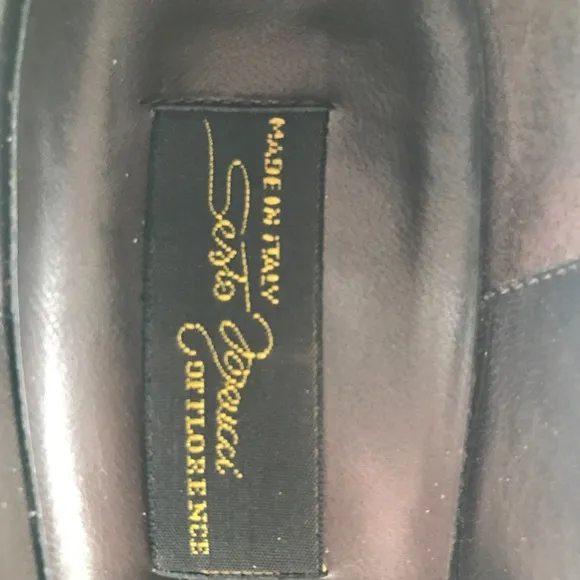 Black Suede Italian heels size 7