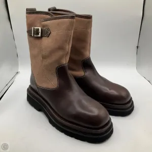 Boots Mid-calf Flats By Free People In Tan, Size: 7.5
