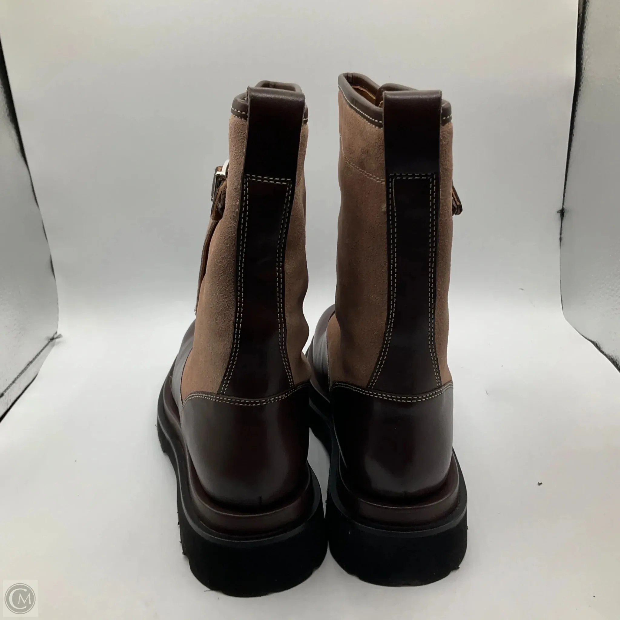 Boots Mid-calf Flats By Free People In Tan, Size: 7.5