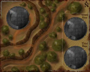 Border Tower Fantasy Map