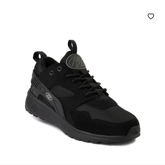 Boy's Black Heelys Force Skate Shoe 6
