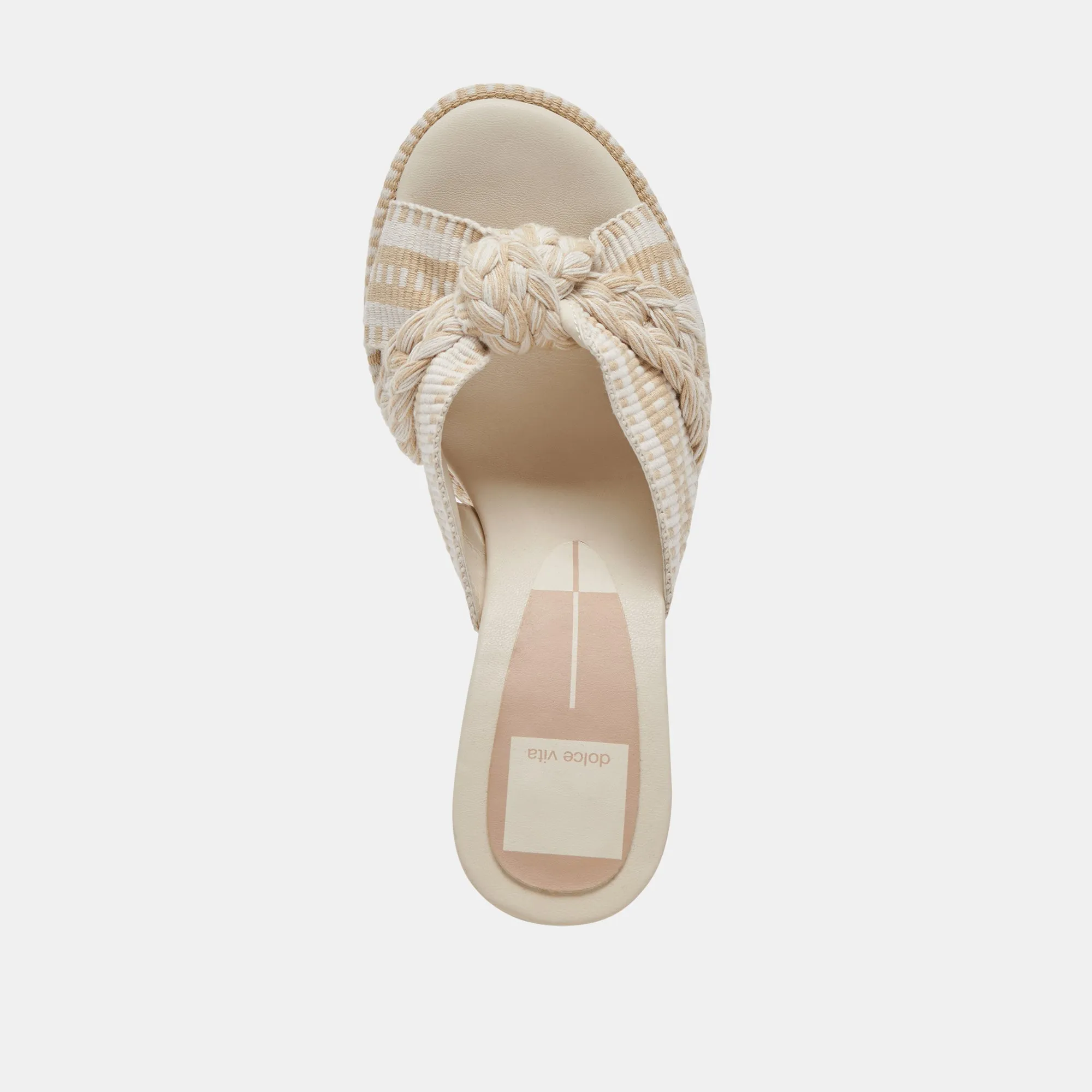 BRILAH HEELS NATURAL MULTI WOVEN - re:vita