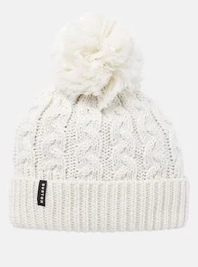 BURTON Fleece Lined Zippy beanie - Womens - Stout White