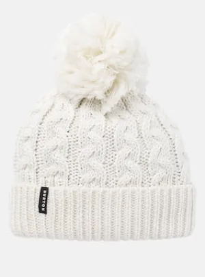 BURTON Fleece Lined Zippy beanie - Womens - Stout White