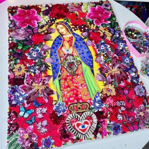 Canvas Guadalupana LOVE FOREVER Extra Large