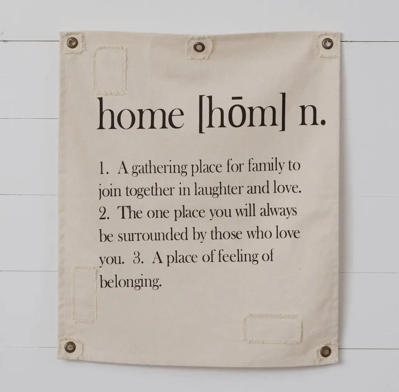 Canvas Wall Hanging - Home