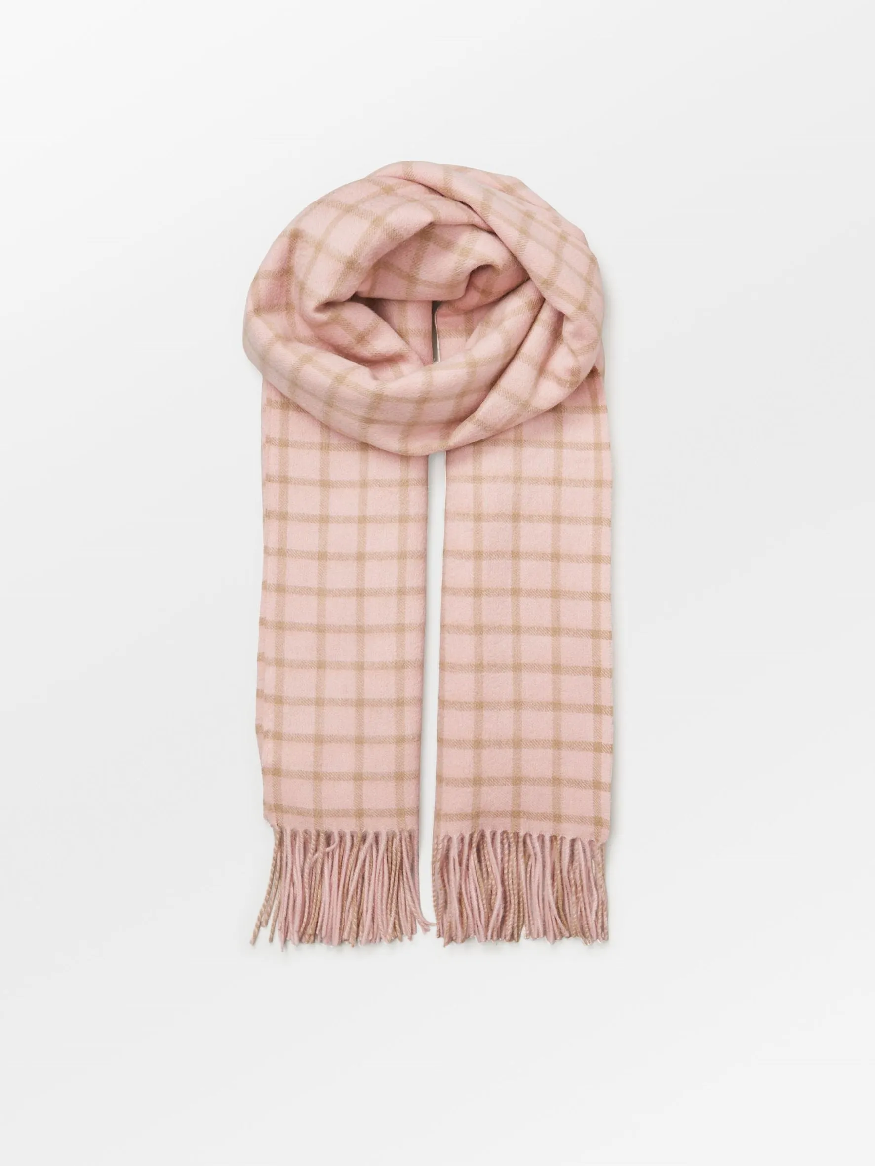 Check Crystal Scarf