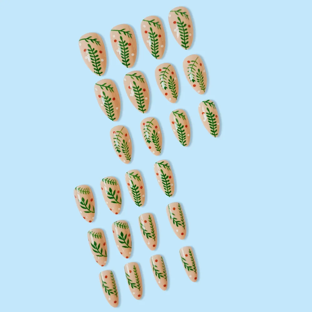 Christmas Almond leaves of the day