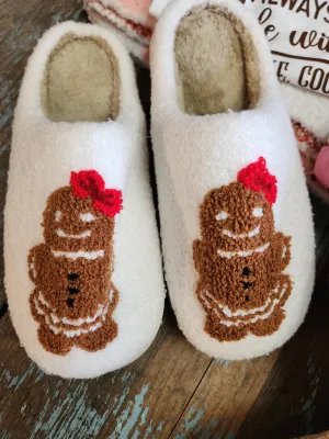 Christmas Slippers (Gingerbread Girl)