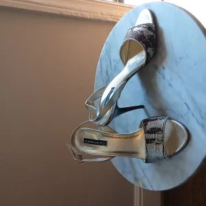 Claudia Ciuti Metallic Heels