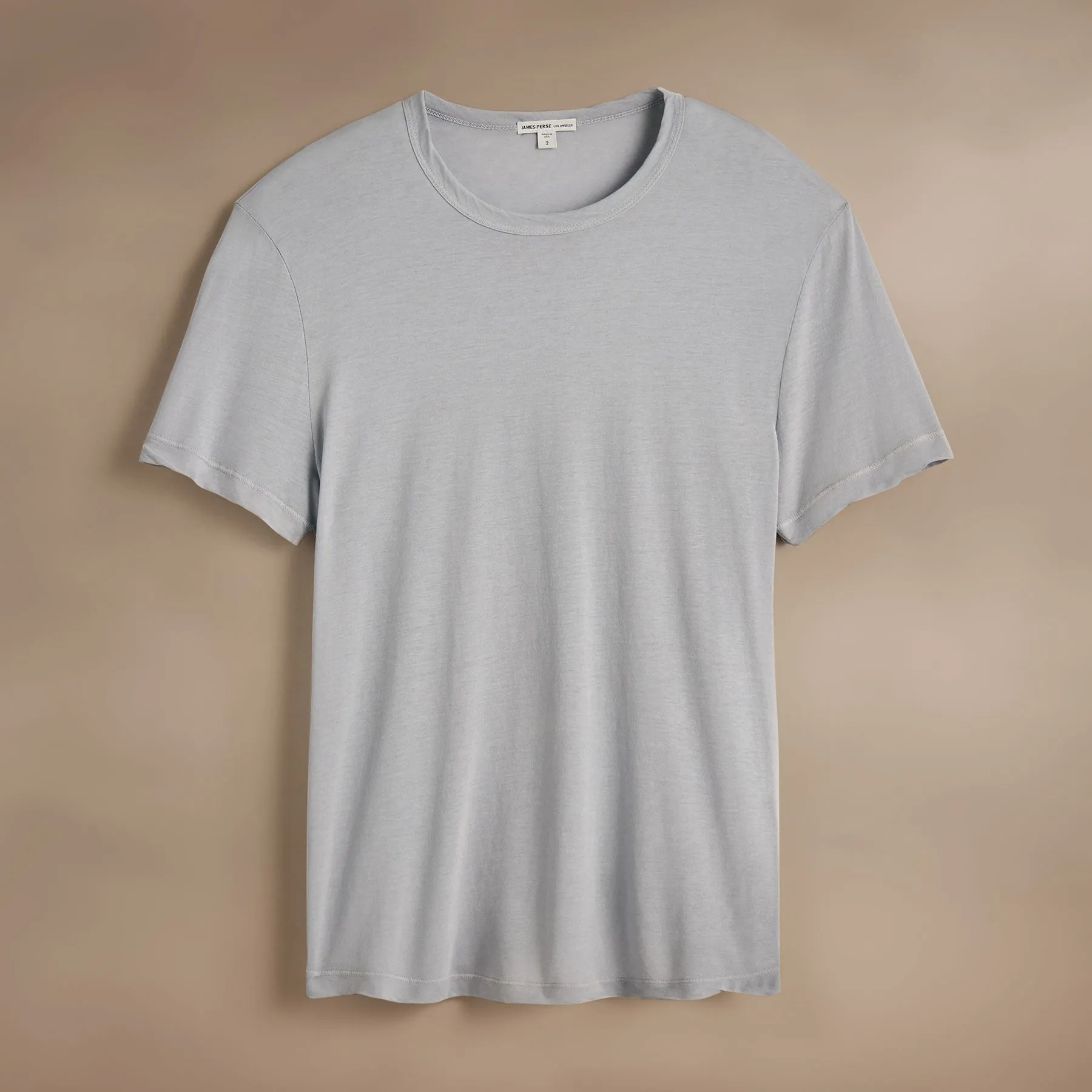 Clear Jersey Crew - Grey Glacier Pigment