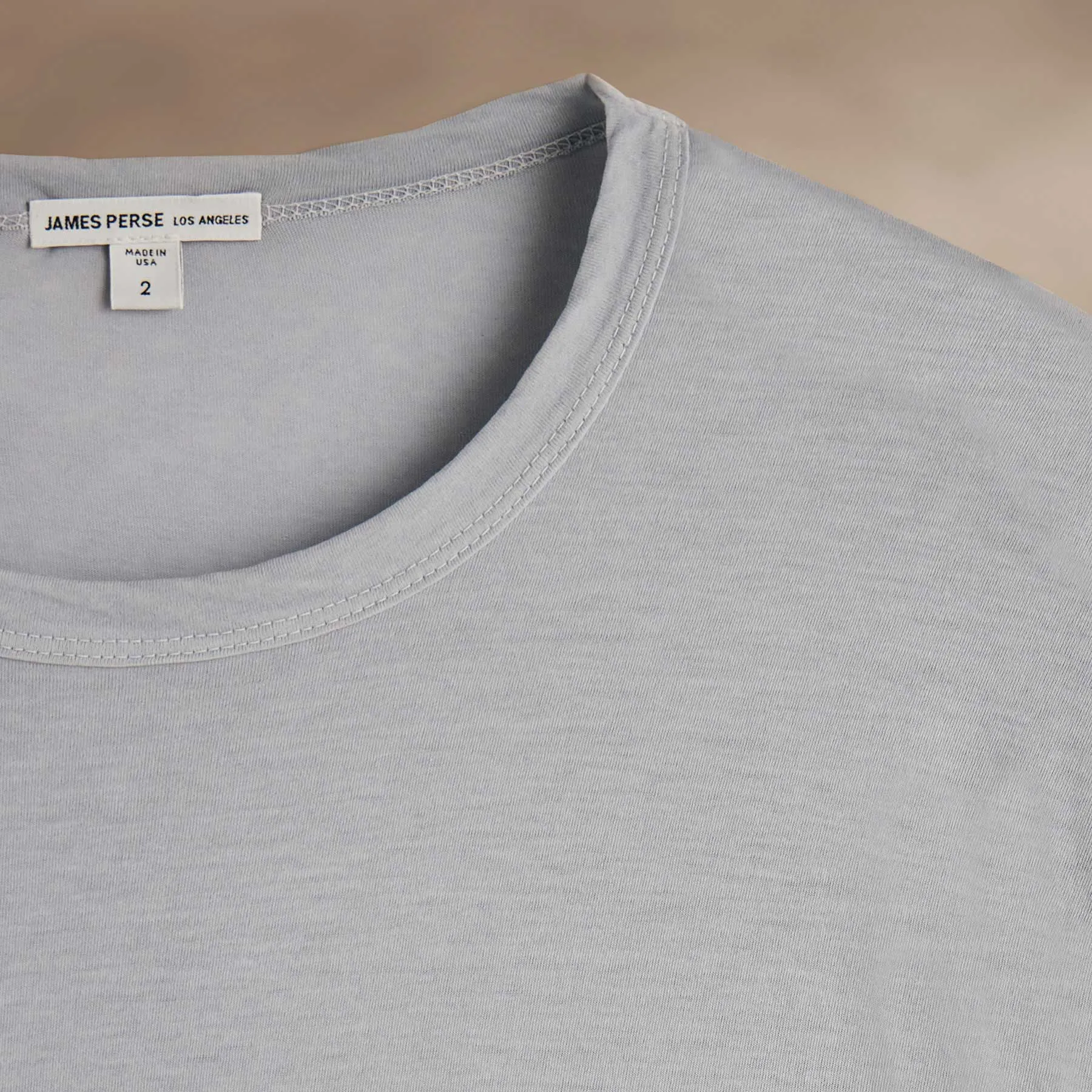 Clear Jersey Crew - Grey Glacier Pigment