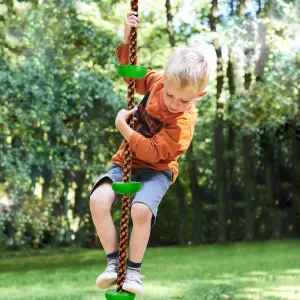 Climbing Rope Knotted Tree Swing Ladder- by