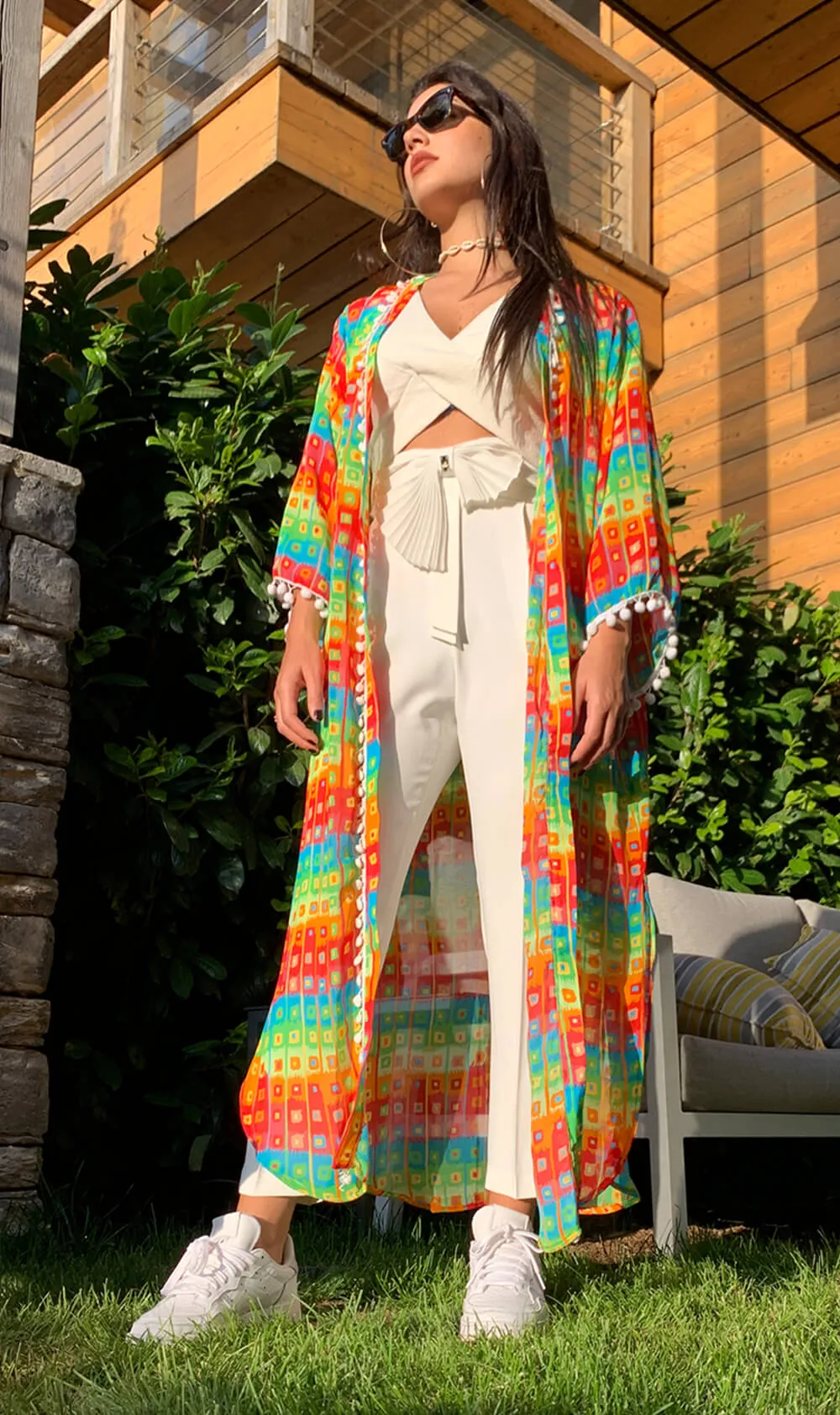 Colorful Kaftan & Beach Cover Up
