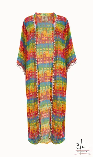 Colorful Kaftan & Beach Cover Up
