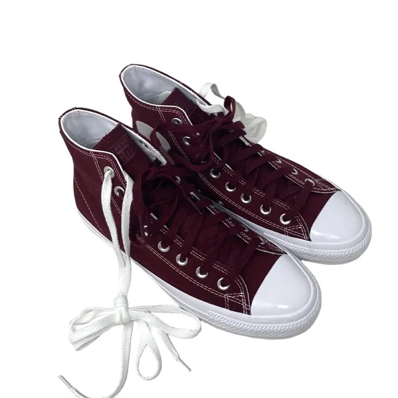 Converse CTAS Pro Hi Shoe For Men's Canvas Deep Bordeaux Sneakers Casual 171322C