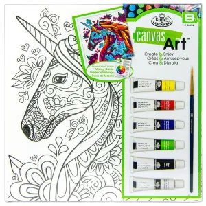 Cool Art Canvas Art Painting Set, Unicorn