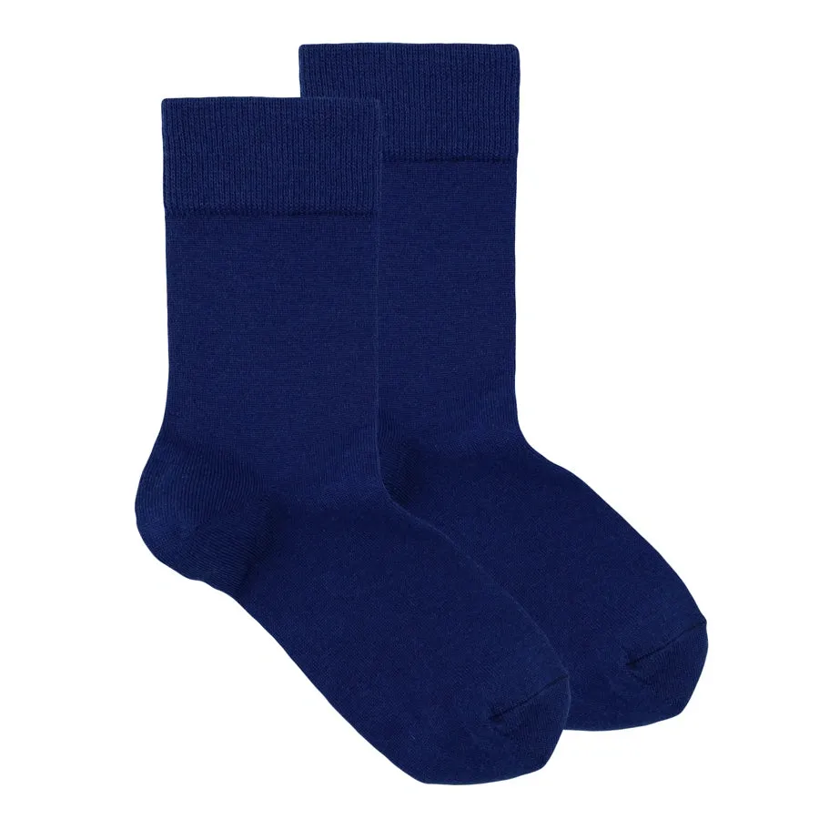 Crew Sock Winter Merino Wool, Navy