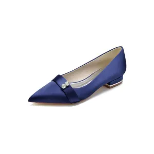 Crystal Cocktail Pointed Toe Flats