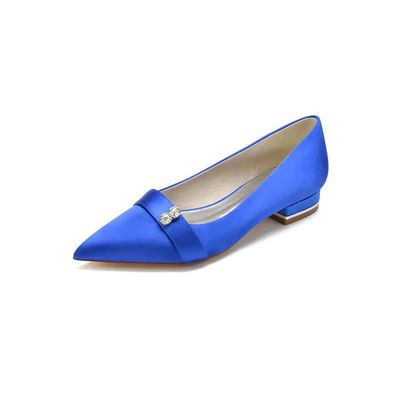 Crystal Cocktail Pointed Toe Flats