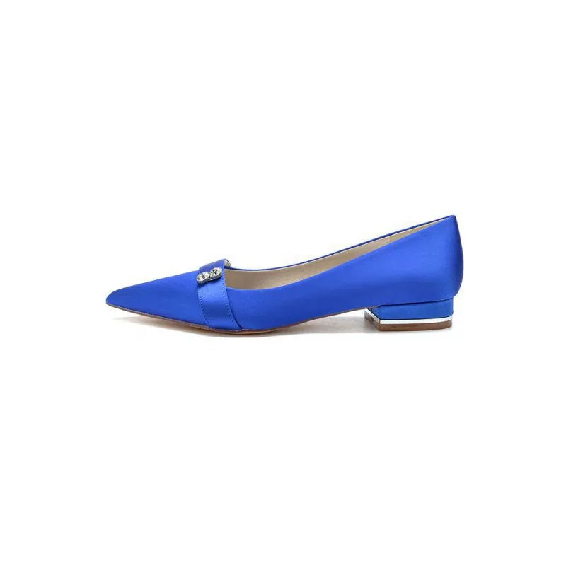 Crystal Cocktail Pointed Toe Flats
