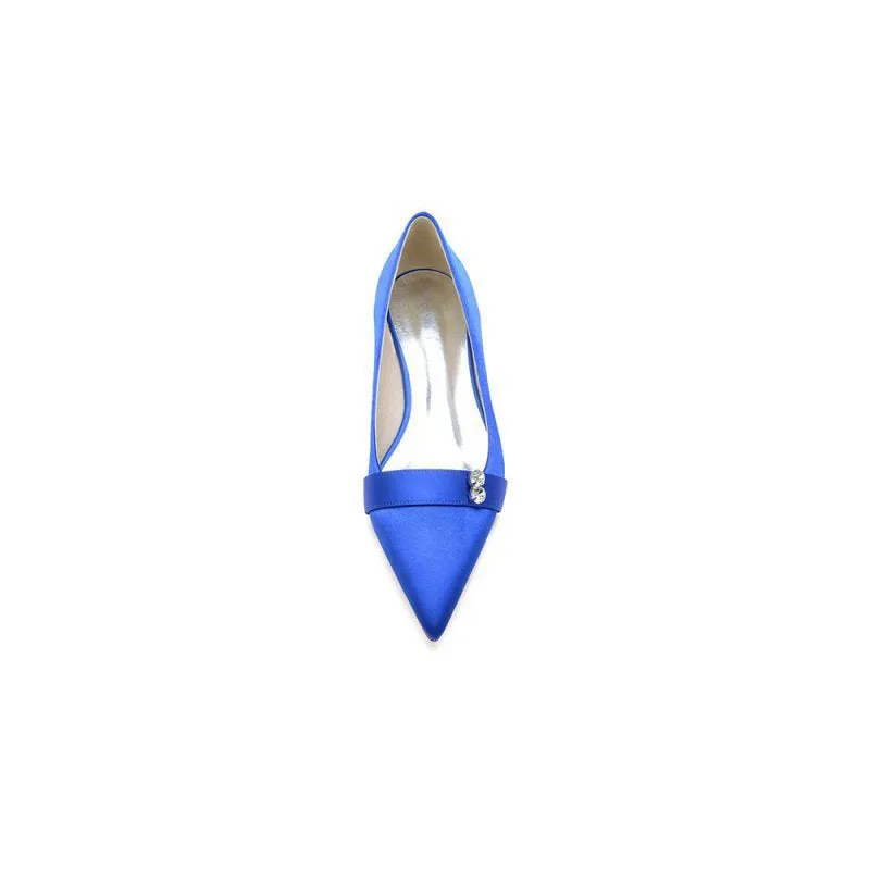 Crystal Cocktail Pointed Toe Flats
