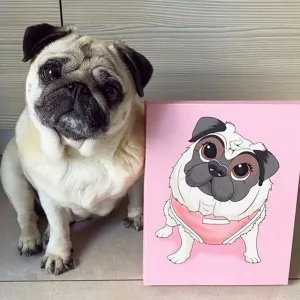 Custom PetToonies Canvas