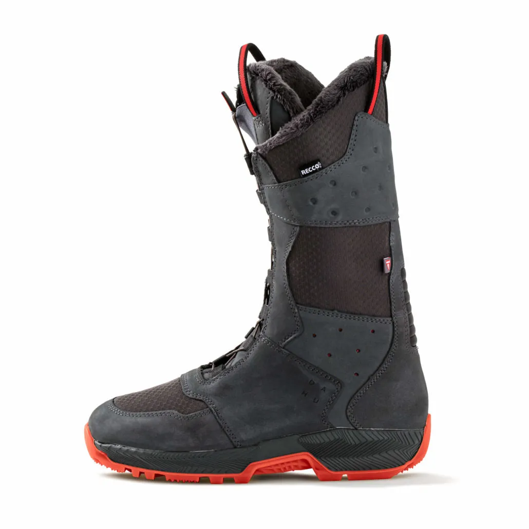 DAHU Ecorce 01 ski boots - Mens - Basalt Black Dark Grey Red