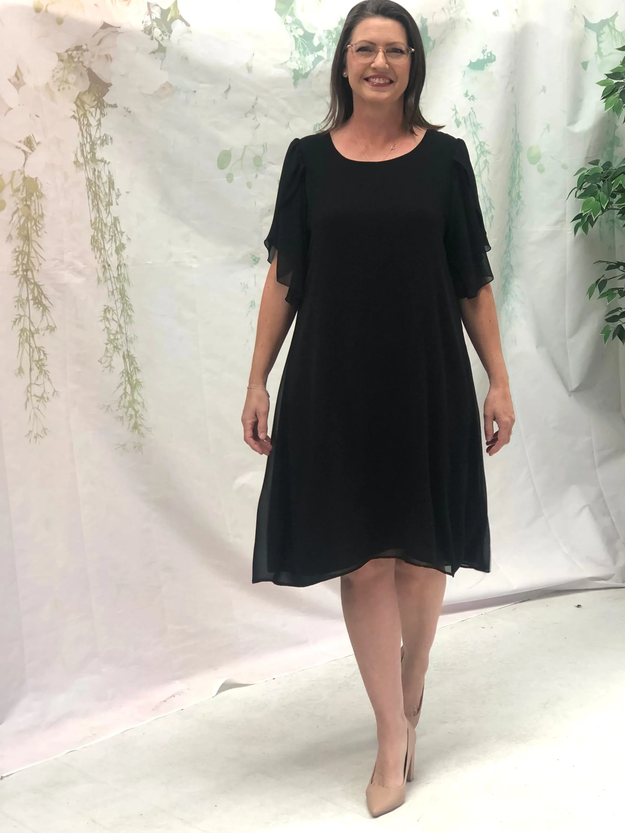Darby Black Event Dress