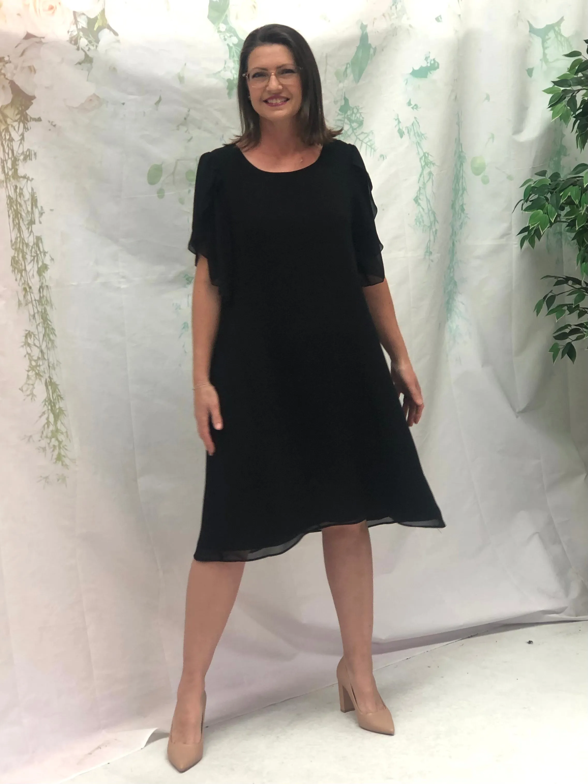Darby Black Event Dress
