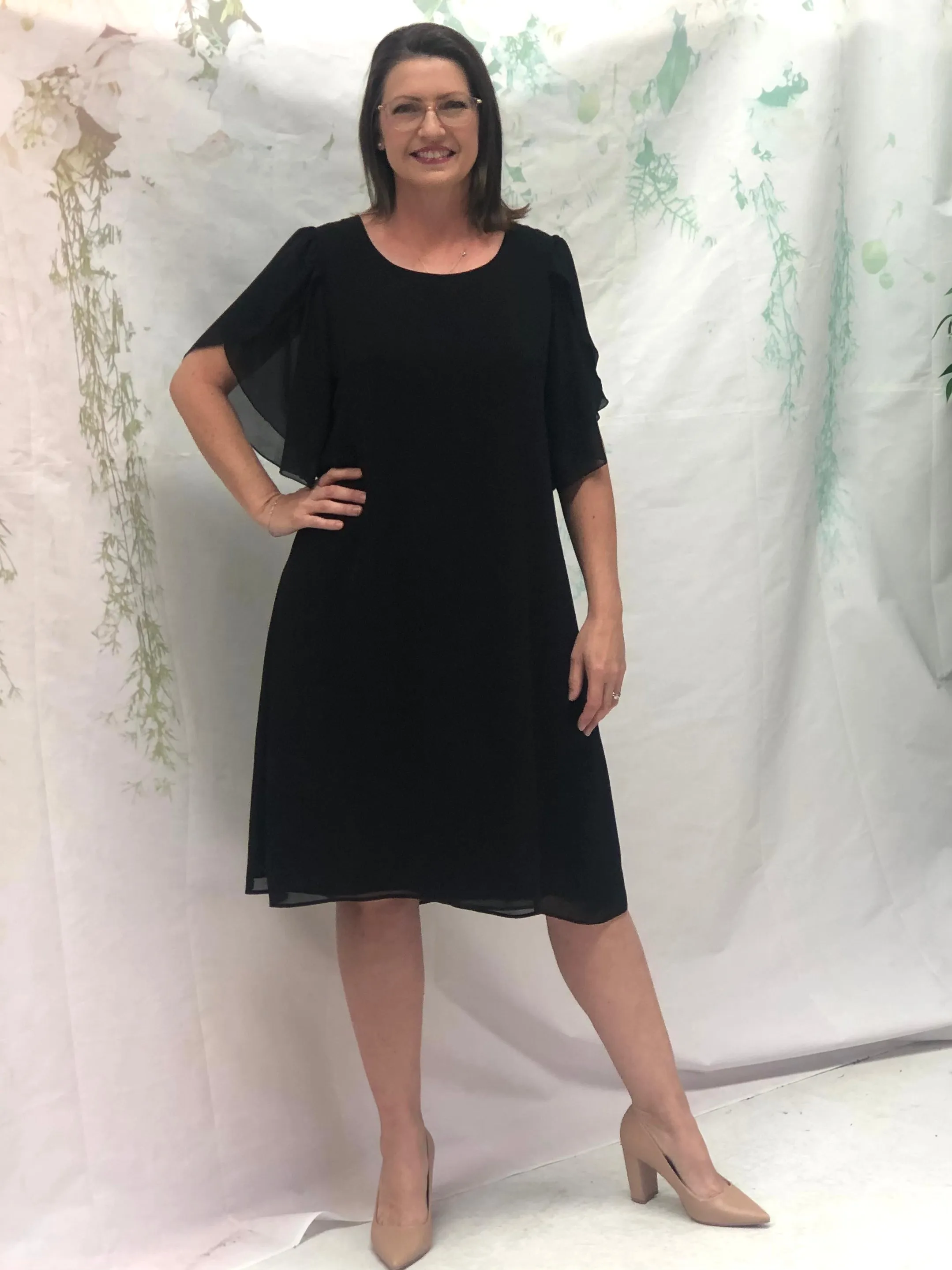 Darby Black Event Dress