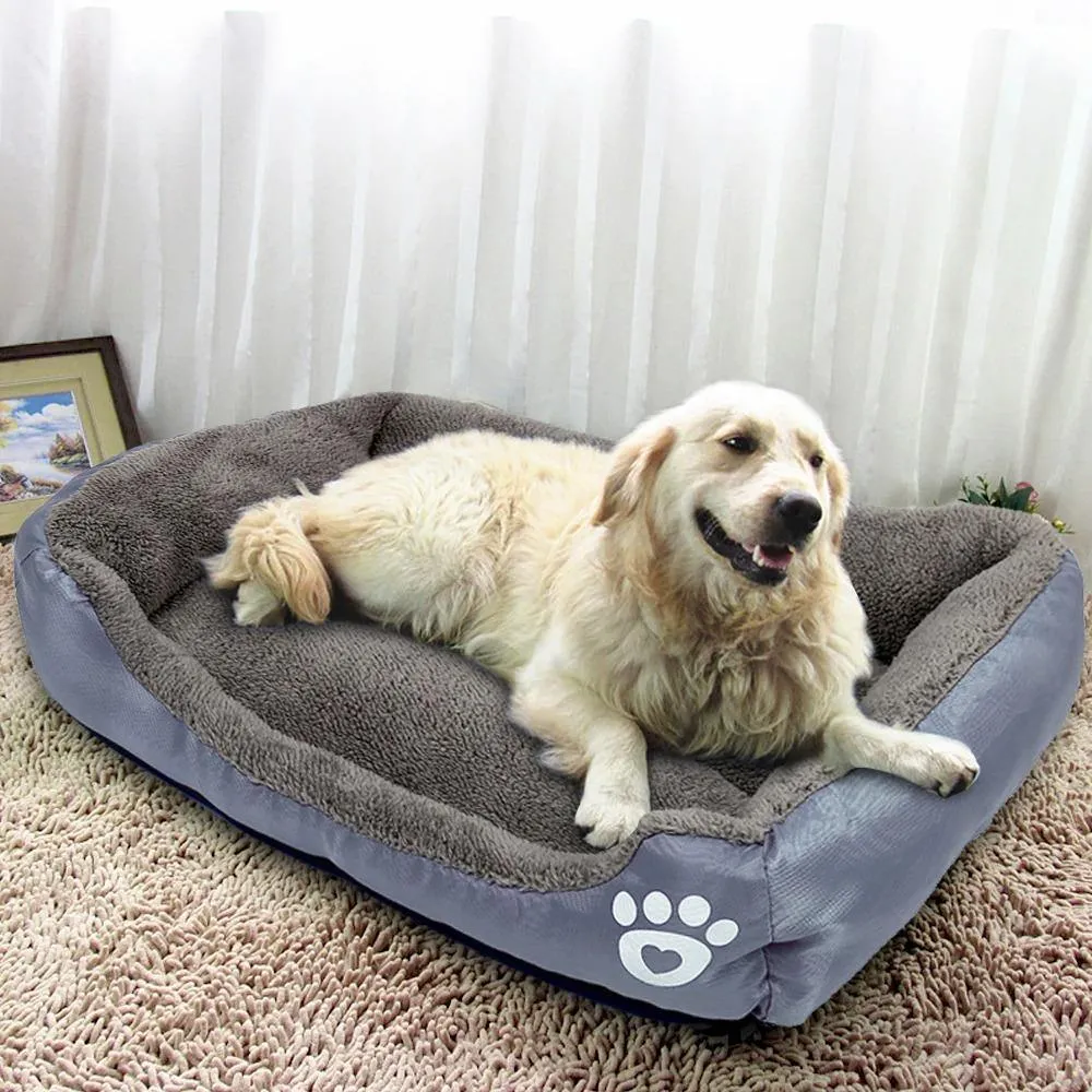 Deluxe Rectangular Bolster Dog Bed | Waterproof Slumber